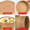 Одноразовые бумажные тарелки, суповые чашки и крышки Leyongtu