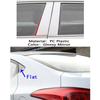 Car TPU/Glossy Mirror Pillar Post Cover Door Trim Window Sticker 8pcs For Hyundai Elantra Avante 2012 2013 2014 2015 2016