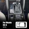 Углеродное Волокно Для Mazda CX5 2016 Декоративная Накладка-Наклейка на Панель Переключения Передач Отделка Аксессуары для Интерьера Автомобиля