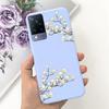 Чехол для Vivo V21 4G 5G Милая Утка Кошка Мягкий Силикон Матовый Чехол для Vivo V21e V 21 V 21e VivoV21 Бампер V2066 V2050 V2061 Fundas