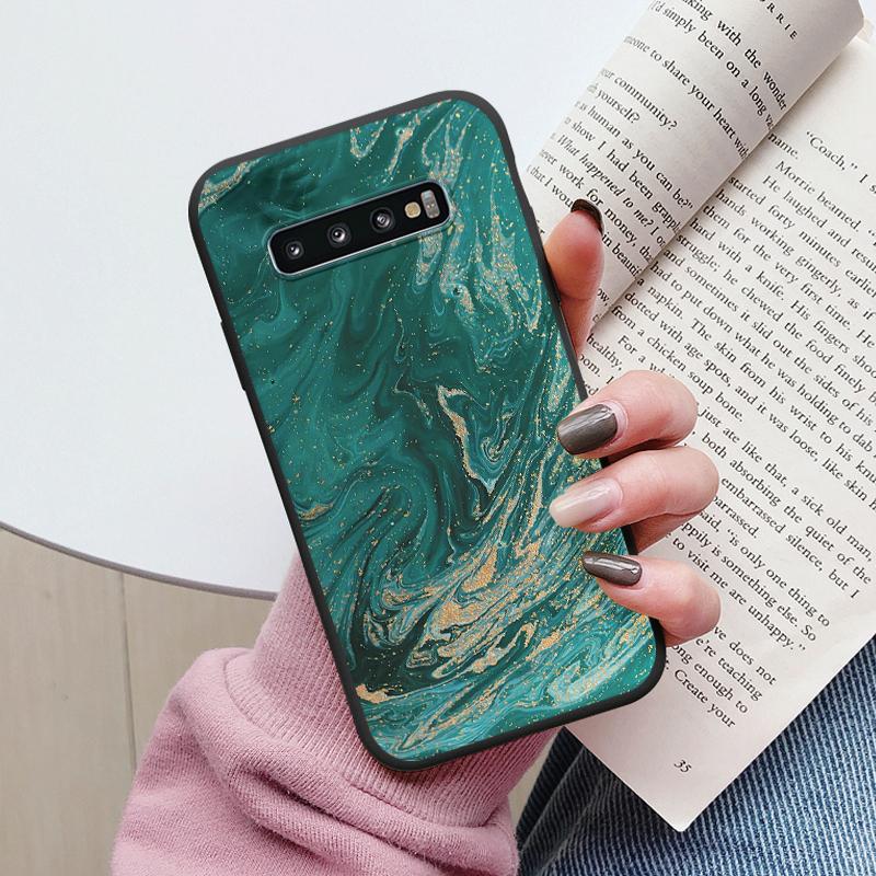 Цветной Роскошный Мраморный Чехол Для Samsung Galaxy S10 S 10 Plus S10E Fundas Мягкий ТПУ Защита Задняя Крышка Для Samsung S10 Ударопрочный