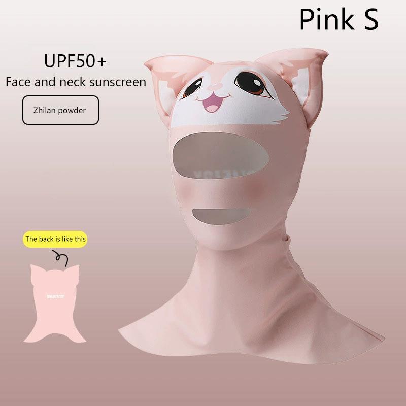 Плавание Дайвинг Facekini УФ-защита от солнца Полнолицевая маска Голова Шея Покрытие Лица Эластичная Шапочка Для Плавания Дайвинг Водные Виды Спорта Одежда