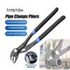 7/10/12 In Water Pump Pliers Adjustable Pipe Pliers Multifunctional Plumbing Pliers Plumber