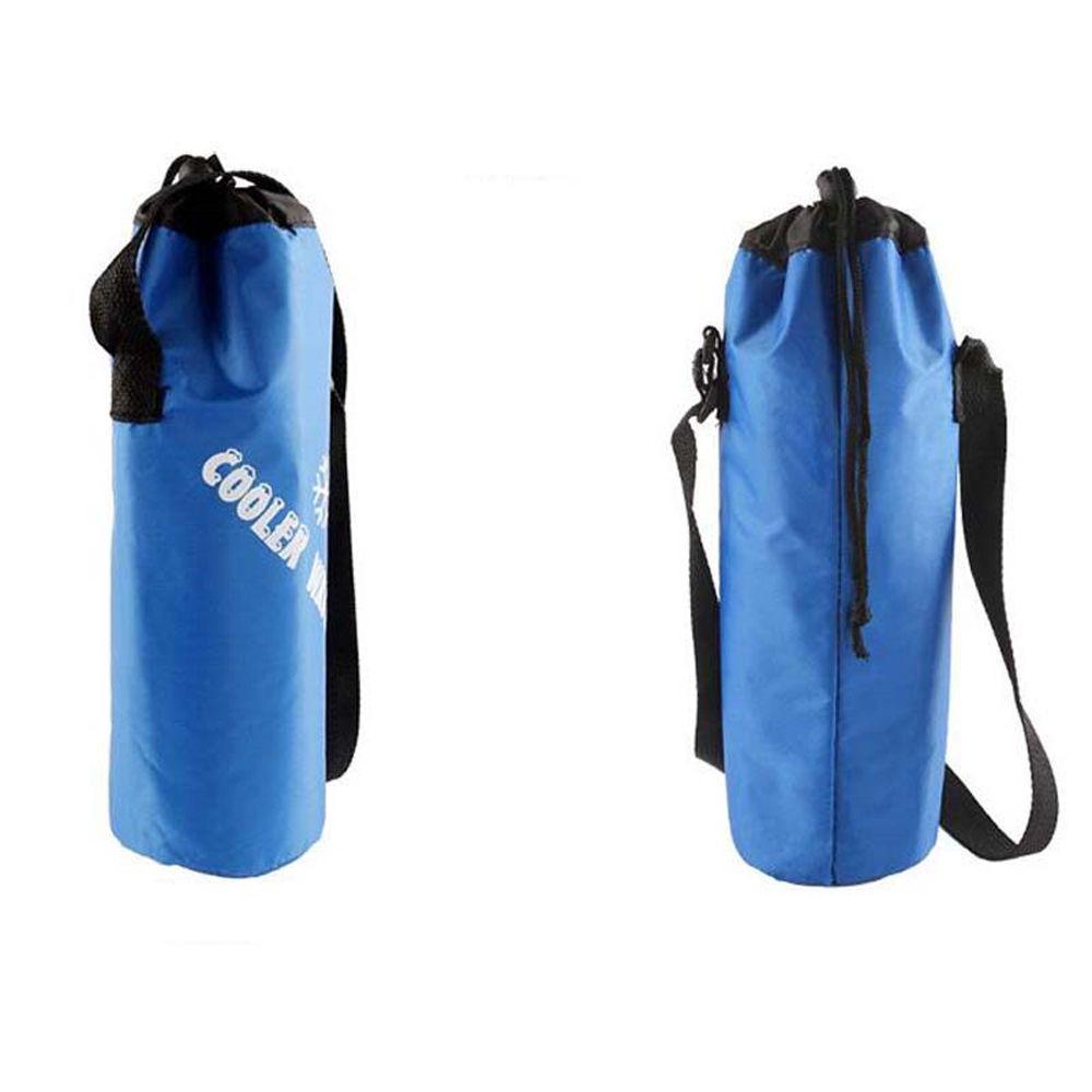 Camping Accessories Outdoor Water Bottle Bag Drawstring Water Bottle Pouch Cooler Bags Tote Bag
