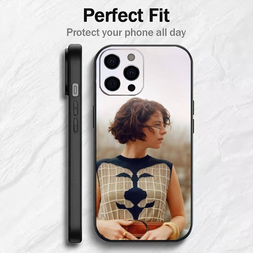 Actor Beatuy-J-Jessie B-Buckley-y  Phone Case For iPhone17,16,15,14,13,12 Plus,Max Soft Silicone Black Cover