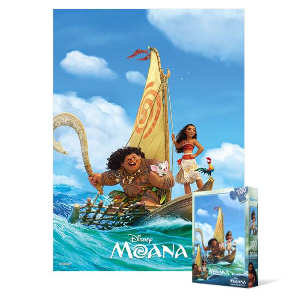 Моана - Новый мир приключений (негабаритный) Пазл Disney Animation 100 деталей, популярный корейский пазл