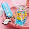 Creative Quicksand Little Yellow Duck Dinosaur Perfume Bottle Backpack Pendant Acrylic Accessory