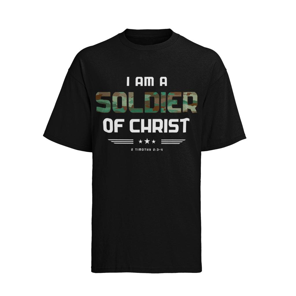 I Am A Soldier In Christ_s Army Jesus Mens T-Shirt Mens Womens Tees Top S-XXXL