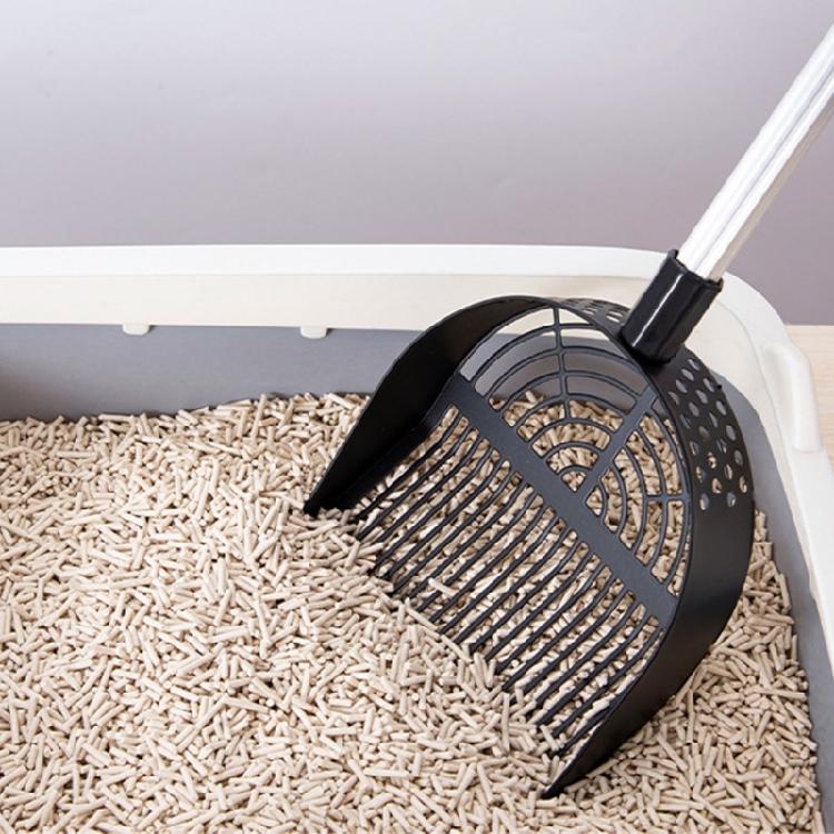 Выдвижная ручка, лопатка для кошачьего туалета из нержавеющей стали, инструмент для уборки для эффективного удаления отходов домашних животных в различных условиях