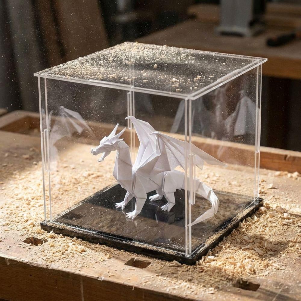 High Clarity Clear Display Case Anti-Scratch Action Figures Box for Action Figures