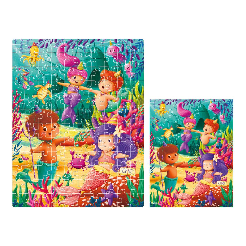 Puzzle Edukacyjne Podwodna Impreza Układanka Dla Dzieci 120 El.