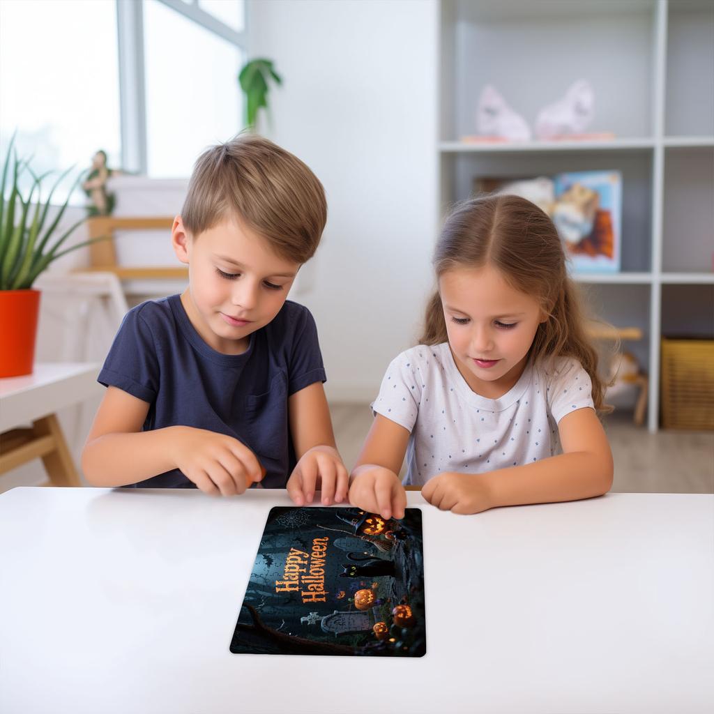 Милые фотографии пазлов на Хэллоуин, Пазлы, Семейные развивающие игры, Семейные декоративные картины.