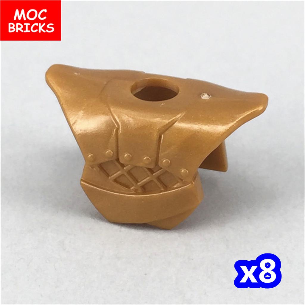 MOC Кубики Средневековые Рыцари Рим Оружие Золотой Меч Щит Копье Алебарда Шлем Фигурка Образовательный Строительный Блок Подарки