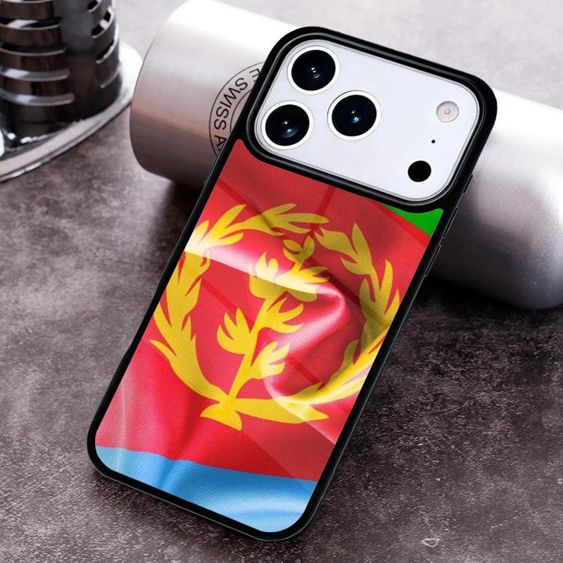 Eritrea Flag Phone Case For iPhone 17 16 15 14 13 12 11 Pro Max Plus 17Air Soft Silicone Cover