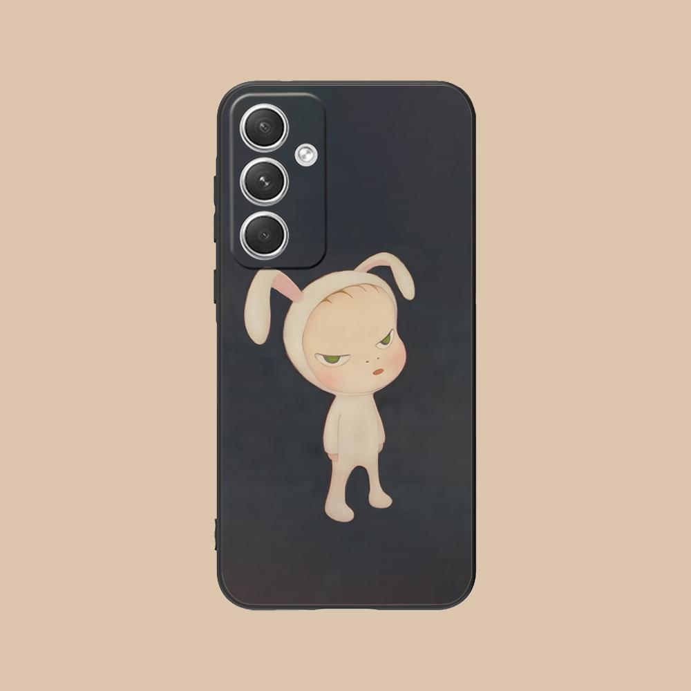 Аниме Чехол для телефона Yoshitomo Nara для Samsung Galaxy S26 S25 S24 S23 S22 S21 S20 Note20 Plus FE Ultra Красочная Крышка Роскошный Красивый