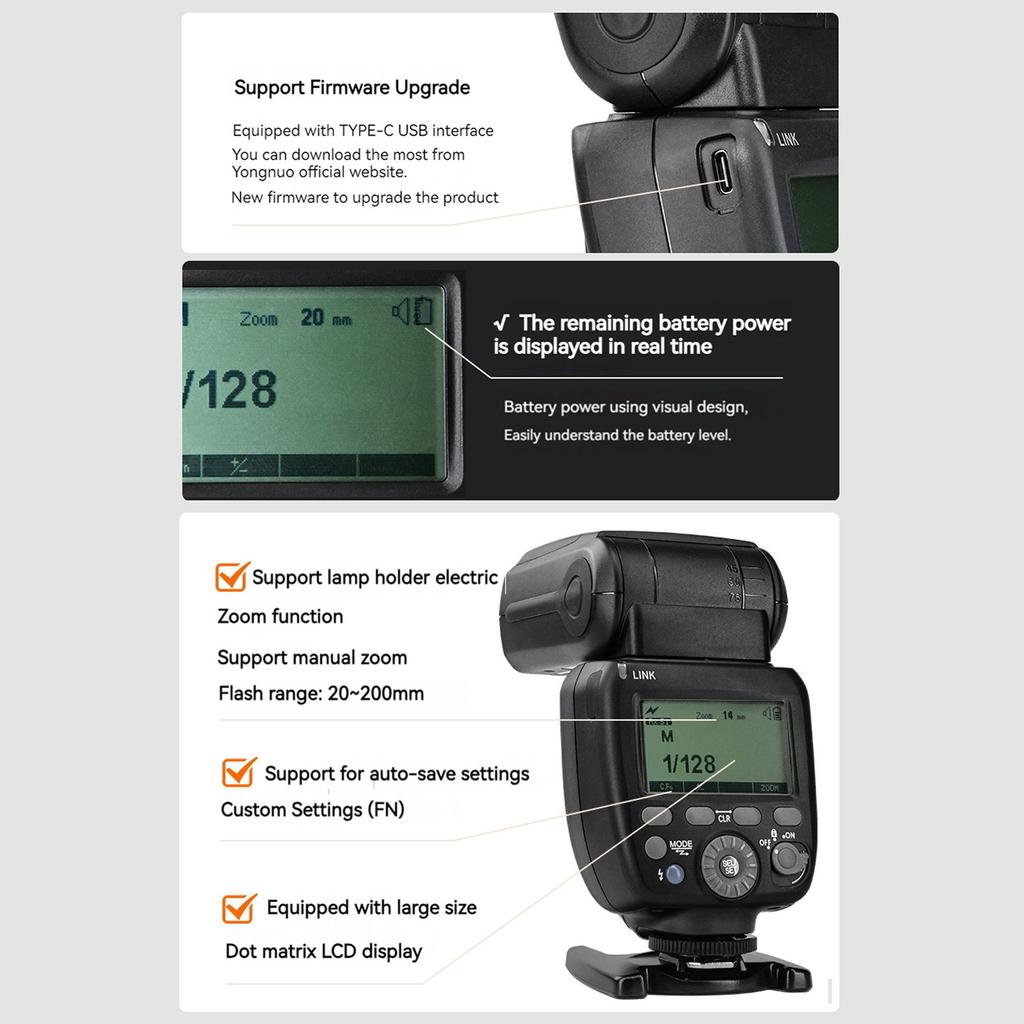 YONGNUO YN730 2.4G Wireless Camera Flash Master/Slave Speedlite GN60 HSS 1s Recycle Time with