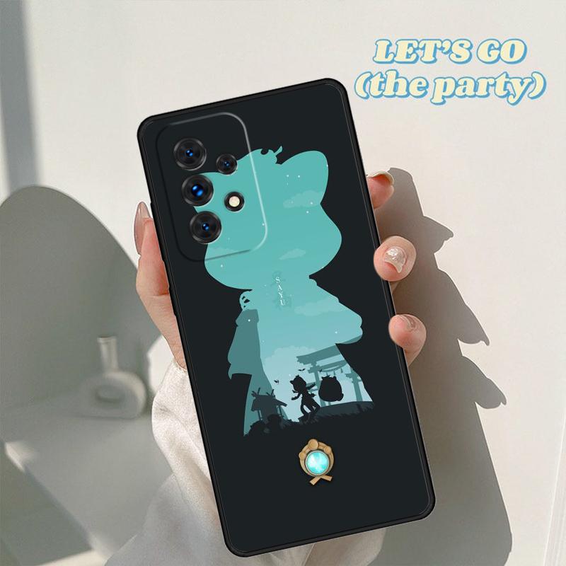 Чехол для телефона Genshin Impact Для Samsung Galaxy A42 A31 A40 A51 A71 A32 A80 A91 A52 A72 A73 A20e A21S A50 A70 A11 A12 Обложка