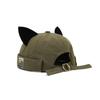 Cute Cat Ears Melon Docker Cap Hip Hop Beanie Hat Retro Style Docker Cap  Worker Wear