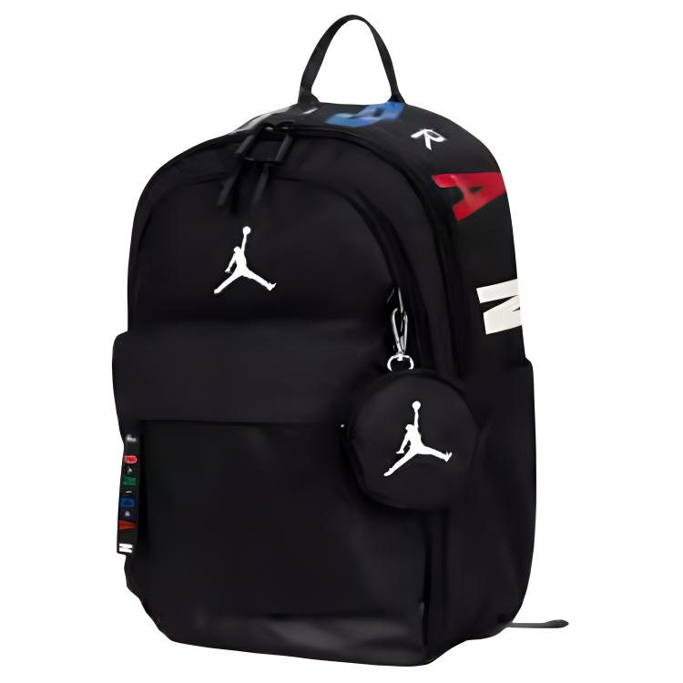 New Jordan Polyester Backpack Unisex Black JD2513158AD-002