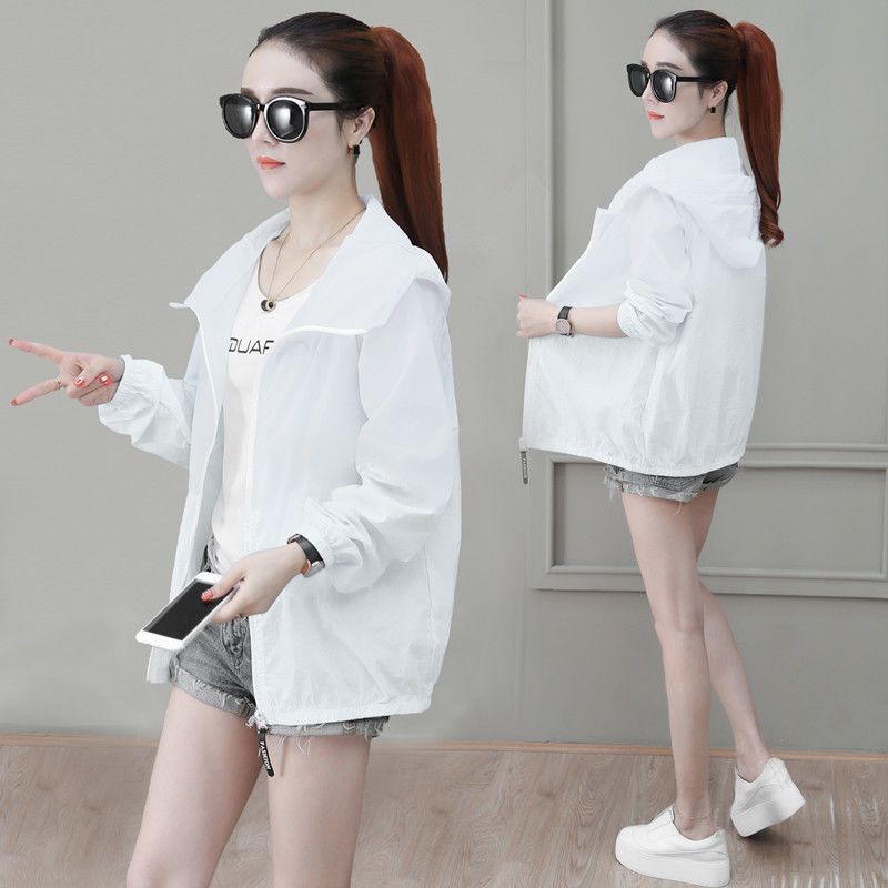 Женская однотонная куртка с капюшоном, легкий дышащий кардиган, защита от солнца, легкое пальто больших размеров