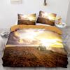 Children's Tractor Quilt Cover Boys Duvet Cover Set Tractor Bedding Set Truck Farm Tool Cart Comforter Cover Set 3D Printing
