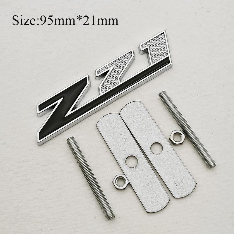 3D Metal Car Styling Logo Z71 OFFRoad Grille Badge Sticker Emblem For Chevrolet Silverado Equinox Colorado Blazer Traverse Tahoe