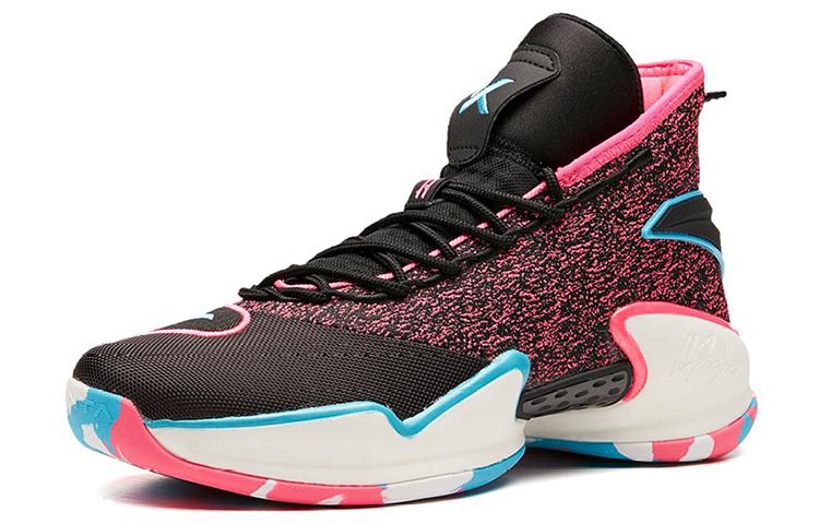 Men's Sneakers Anta Basketball Collection High top Performance Basketball Shoes Men's Neon Pink