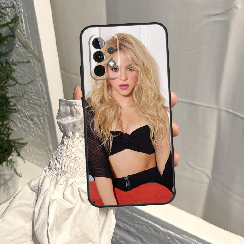 Чехол для телефона Samsung Galaxy с изображением певицы Шакиры A54 A34 A51 A71 A31 A11 A73 A53 A33 A13 A52 A32 A12 A14 A21S