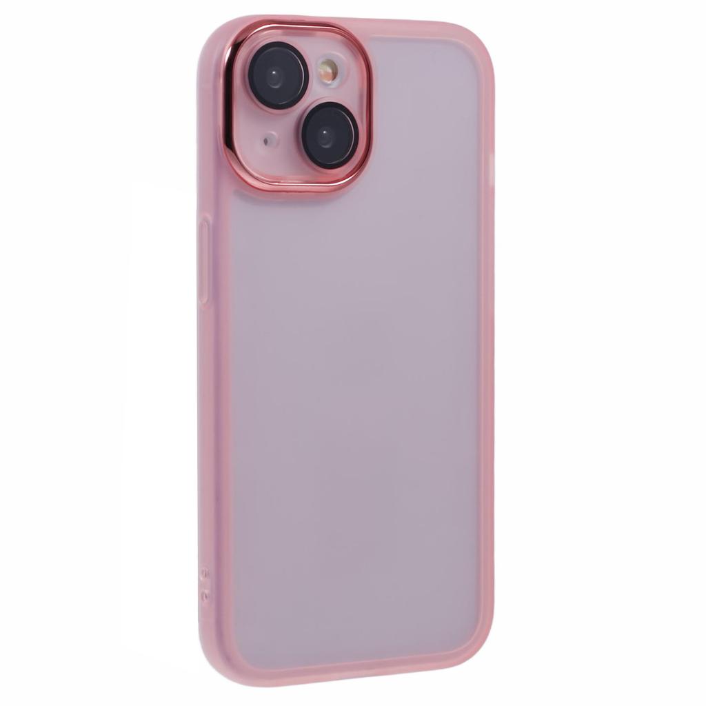 DKSM Series For iPhone 13 Case Electroplated Camera Frame TPU Phone Cover