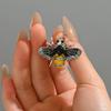 1PC Women's Fashion Trend Personalized Imitation Pearl Bee Brooch Pin Jewelry Suitable for Outdoor Dating, Party, Festival Gifts
