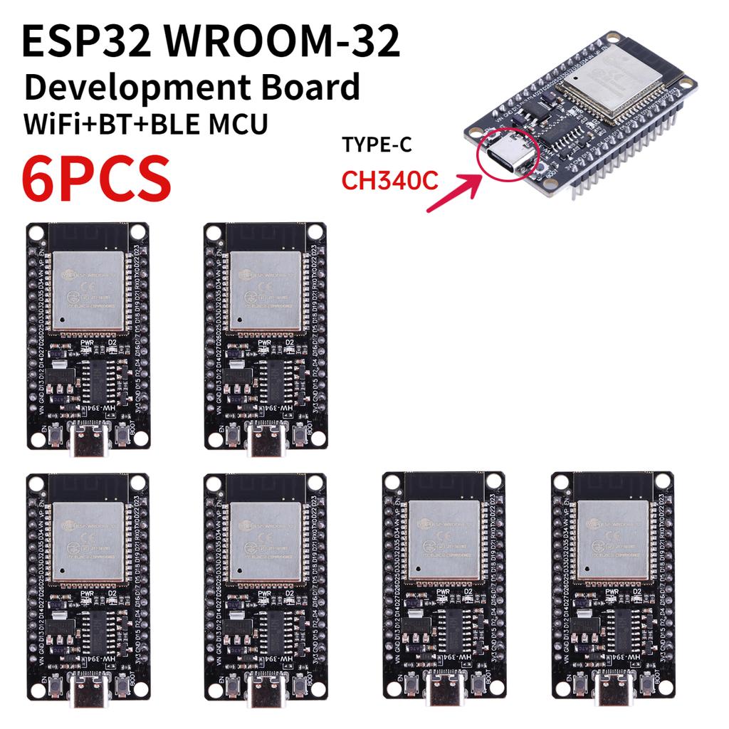 Плата разработки ESP32 -32 TYPE-C CH340C/ USB CP2102 WiFi+Bluetooth Сверхнизкое энергопотребление Двухъядерный беспроводной модуль