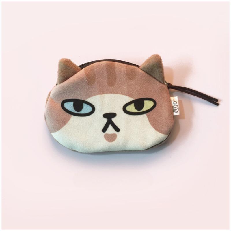 Cute Mini Cat Coin Purse Headphone Data Cable Lipstick Storage Bag Luxury Designer Wallet Clutch Bag for Women