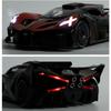 Игрушечная машинка Bugatti Bolide из сплава, масштаб 1/24, звук и свет, коллекция игрушечных машинок с открывающимися 4 дверями для детей, подарок