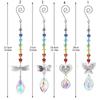 Handmade Butterfly Prism Pendant Exquisite Window Hanging Suncatchers  Decor Accessories