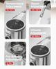 New HiBREW Semi-automatic Espresso Coffee Machine 3 Level Temperature Adjustable Cold/Hot 20Bar Coffee Maker Cappuccino H13