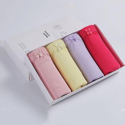 Большие хлопковые женские трусы с высокой талией - дышащие 3D эластичные, свободные защитные брюки однотонных цветов