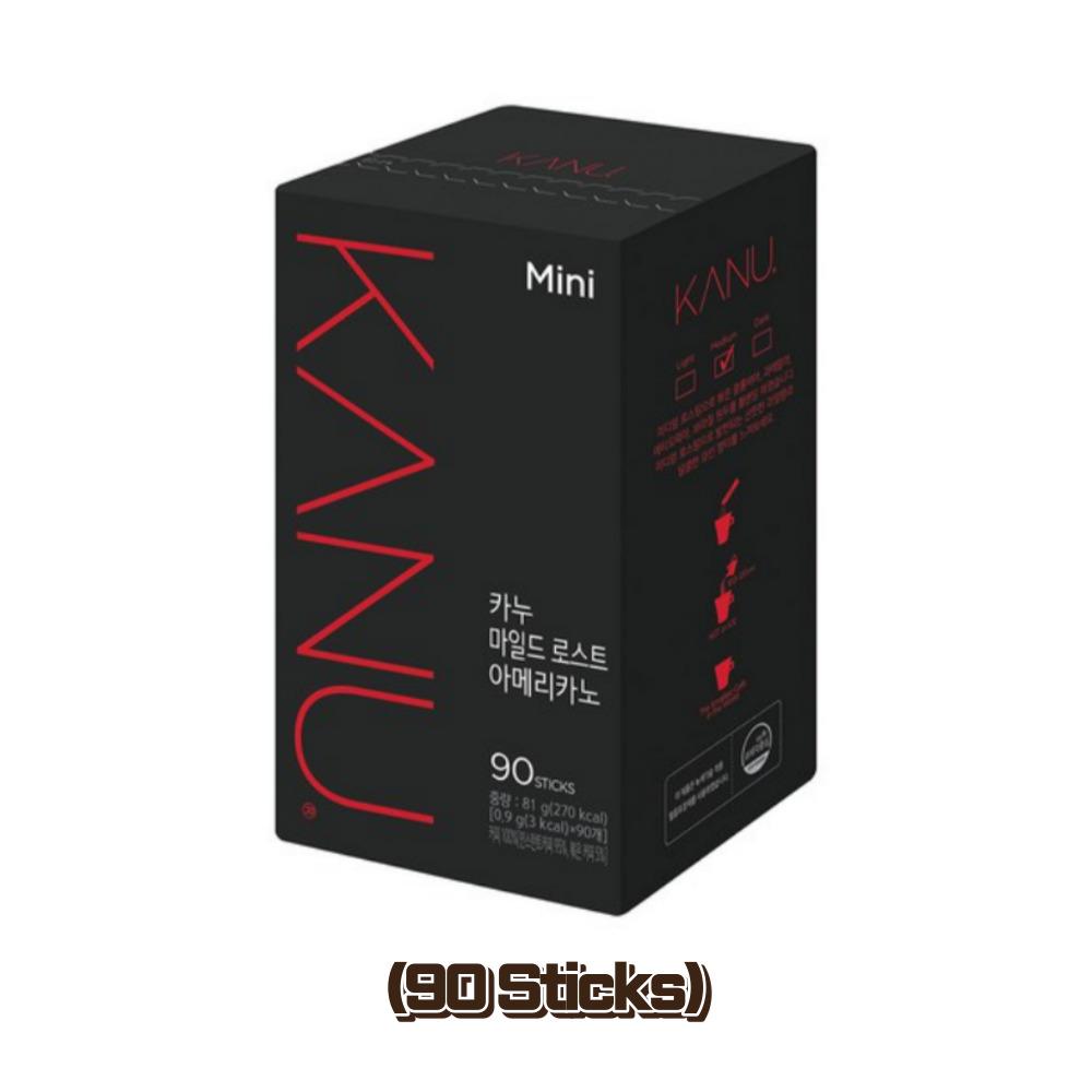 MAXIM KANU Корейский кофе Американо Мягкая, кофейная смесь темной обжарки, без кофеина, сладкий американо