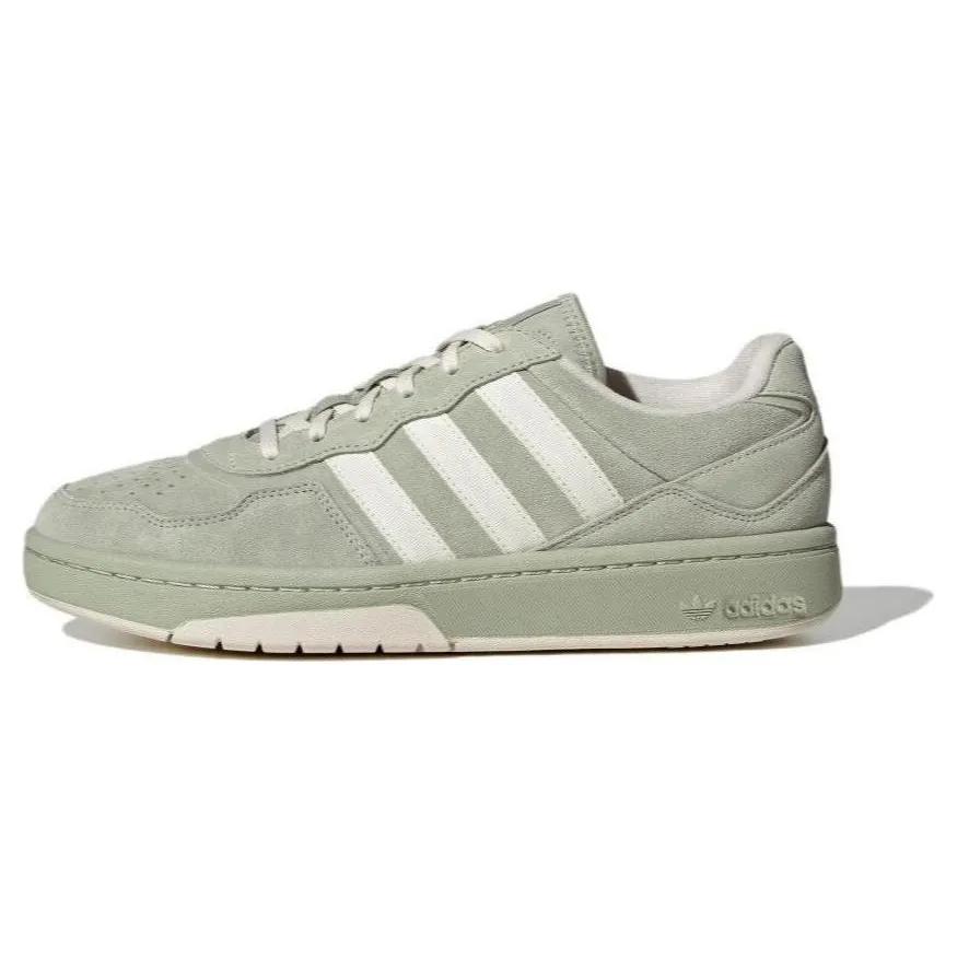 Adidas Originals Courtic Textile , Synthetic Leather , Leather , Suede Low top Skateboard Shoes Unisex Light Green (Unisex) Skate Shoes ID6071