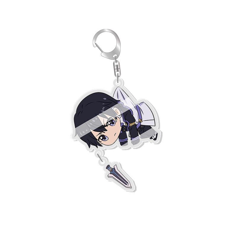 Акриловый брелок Sword Art Online: Асуна, Синон, Кирито Аниме Шарм