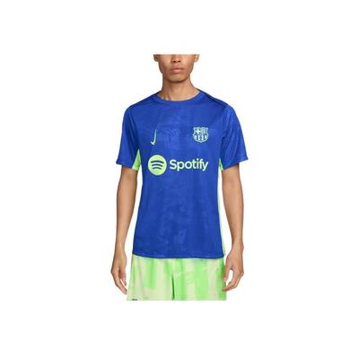 Dri-Fit Academy FW24 Pro Третий FC. Футболка с круглым вырезом серии Barcelona, короткий рукав, мужская футболка, синий FQ2544-418