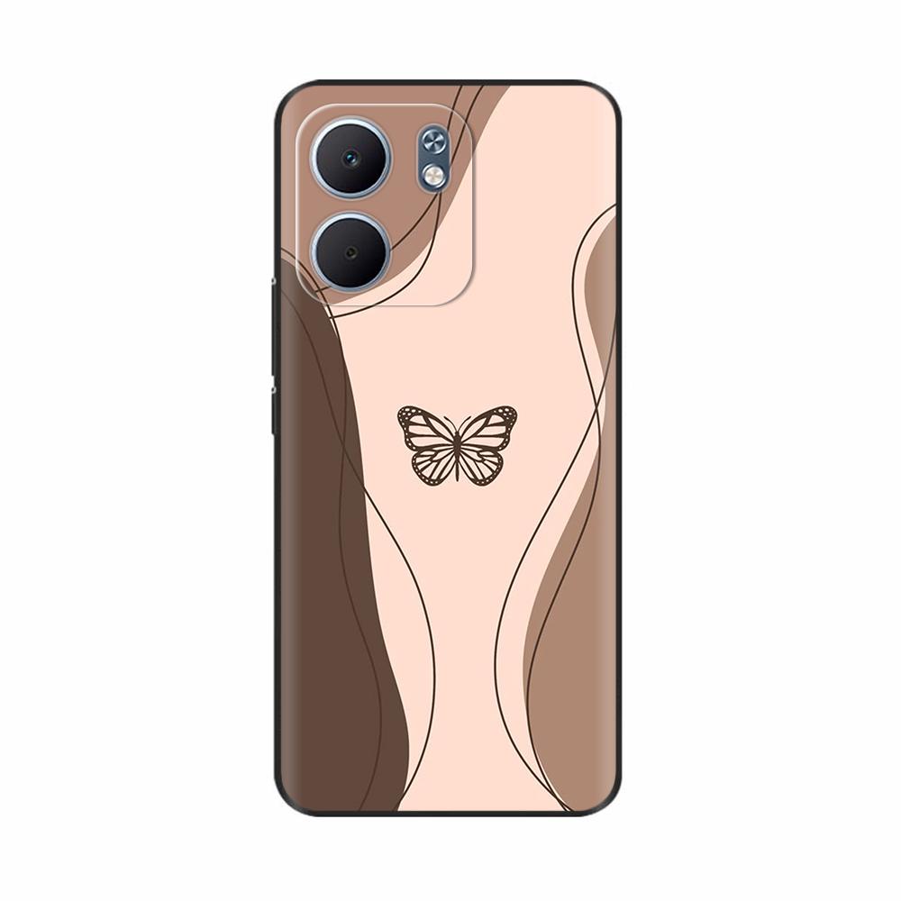 Phone Case For OPPO A5x Case 2025 Cute Painted Soft Black TPU Silicone Bumper Cover For OPPO A5x 4G 5G oppoA5X Cases Funda Coque