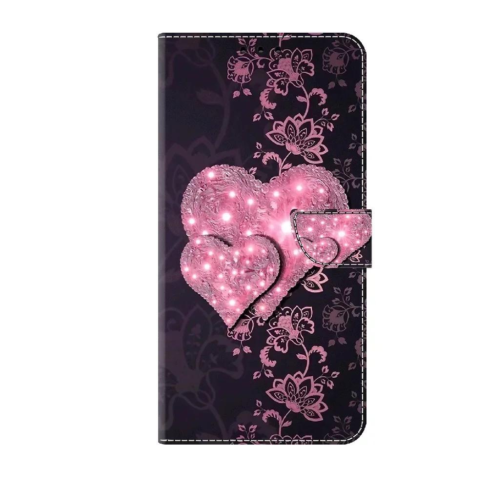 Magnetic Leather Funda For iPhone 12 Pro Max 11 X 10 XS XR 6 6S 7 8 Plus Butterfly Flower Painted Card Slots Flip Phone Cover