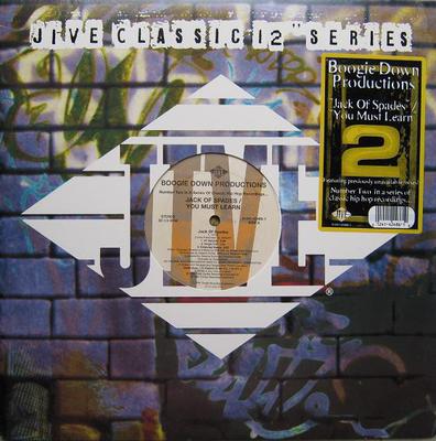 12-дюймовая пластинка BOOGIE DOWN PRODUCTIONS - Jack Of Spades / You Must Learn 01241424861 Jive 1997 US Рэп и хип-хоп/R&B Б/У