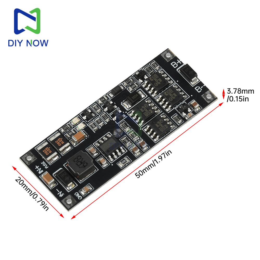 Модуль источника питания ИБП DC 12V/15V 50W 4A, плата управления бесперебойным питанием, модуль защиты от повышения напряжения, зарядка 2S 3S