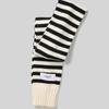 Studio Salt [24 WINTER][SALT Label] NOAH STRIPE KNIT MUFFLER_IVORY/BLACK