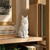 Эстетичная статуэтка кошки, 3D-печать, украшения Мейн-кун, фигурка для декора стола, классная устойчивая скульптура с проработанными деталями, подарки маме, женщинам, влюбленным