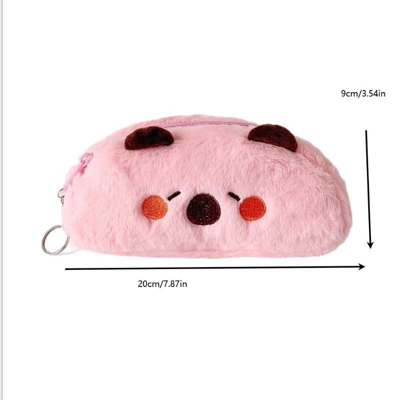 Мультяшная капибара пенал милый пенал для учеников средней школы настольное хранилище косметичка