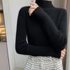 YYFS Women's Fashion Casual Solid Color Print Autumn Winter Long Sleeve Half Turtleneck Pullovers & Long Sleeves