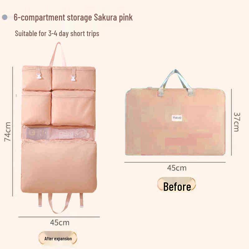 Сумка для хранения в путешествиях «Семь в одном»: Органайзер для пуховика и нижнего белья - Незаменим для деловых поездок