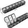 Compartments 7 Compartments Travel Pill Case Mini Dispensers 7 Days Pill Storage Box Pill Boxes